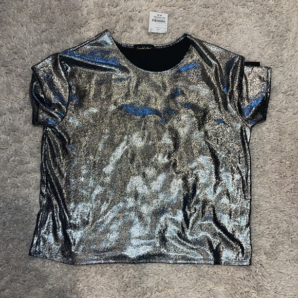 Candid Soul metallic top size S NWT - Picture 2 of 2